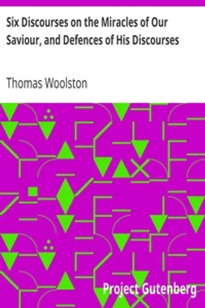 Обложка книги "Шесть проповедей о чудесах нашего Спасителя и защиты его проповедей"
