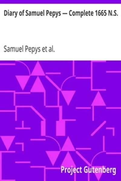 Обложка книги "Дневник Сэмюэля Пеписа. Полное издание 1665 года"