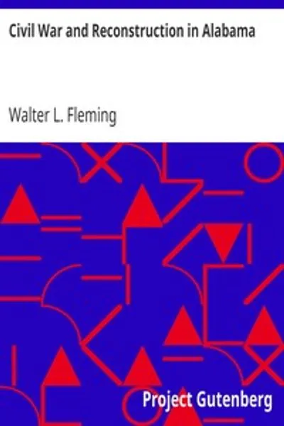Обложка книги "Гражданская война и Реконструкция в Алабаме"
