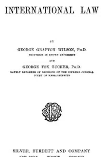 Обложка книги "Международное право"