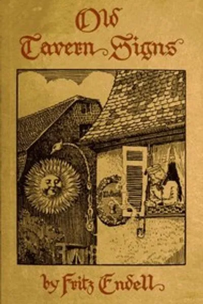Обложка книги "Старинные таверные вывески: Экскурсия в историю гостеприимства"