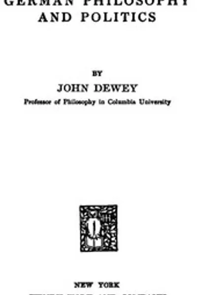 Обложка книги "Немецкая философия и политика"