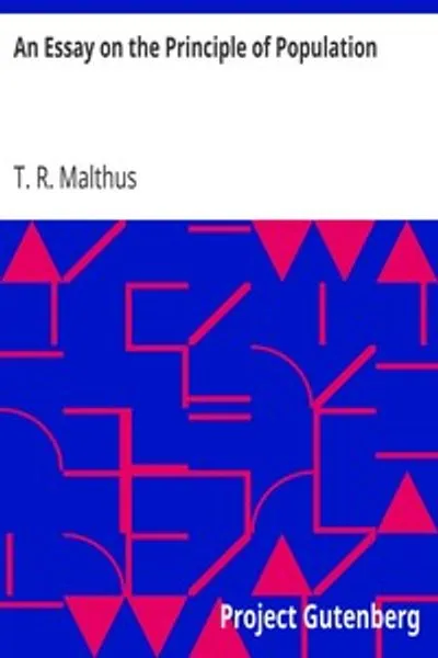 Обложка книги "Опыт о законе народонаселения"