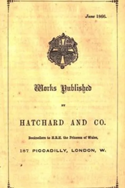Обложка книги "Издания Хатчарда и Ко. Июнь 1866"