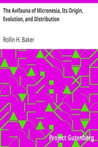 Обложка книги "Птицы Микронезии: их происхождение, эволюция и распространение"