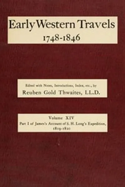 Обложка книги "Отчёт Джеймса об экспедиции С. Х. Лонга, 1819-1820, часть 1"