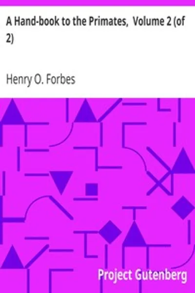 Обложка книги "Руководство по приматам, Том 2 (из 2)"