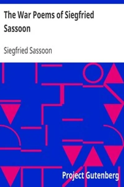 Обложка книги "Война. Стихи Сигфрида Сассуна"