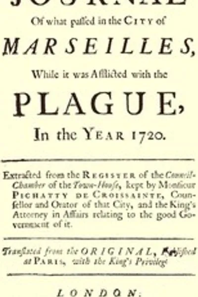 Обложка книги "Краткий дневник событий в Марселе во время чумы 1720 года"