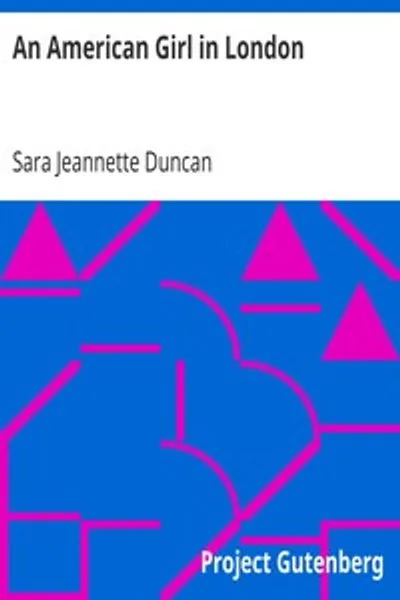 Обложка книги "Американская девушка в Лондоне"