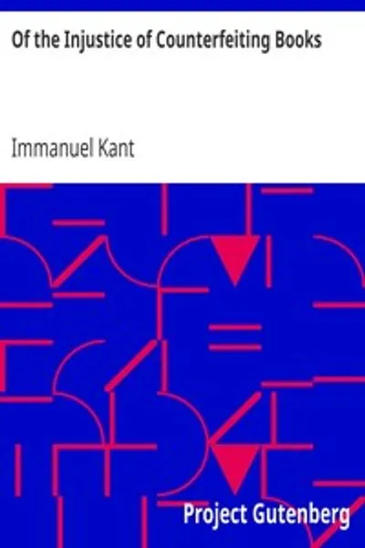 Обложка книги "О несправедливости подделки книг: Из: Эссе и трактаты по моральным, политическим и различным философским вопросам"