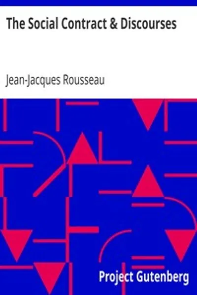 Обложка книги "Общественный договор и Речи"