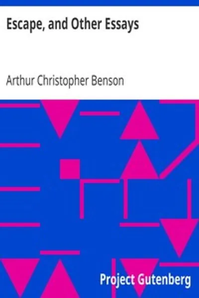 Обложка книги "Побег и другие эссе"