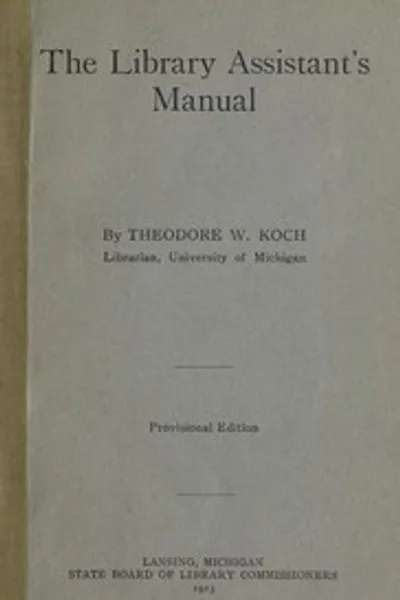 Обложка книги "Руководство библиотекаря"