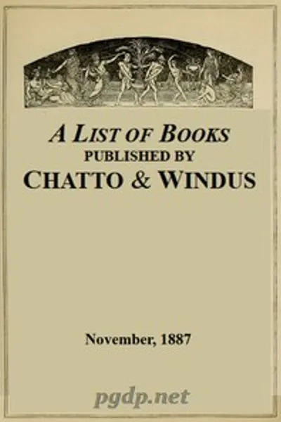 Обложка книги "Список книг, изданных Chatto & Windus, ноябрь 1887"