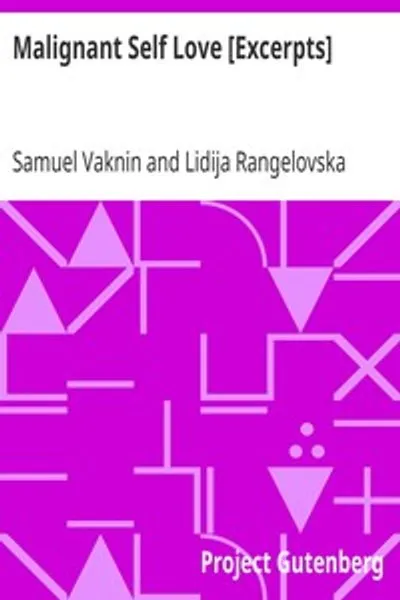 Обложка книги "Злокачественная любовь к себе [Отрывки]"