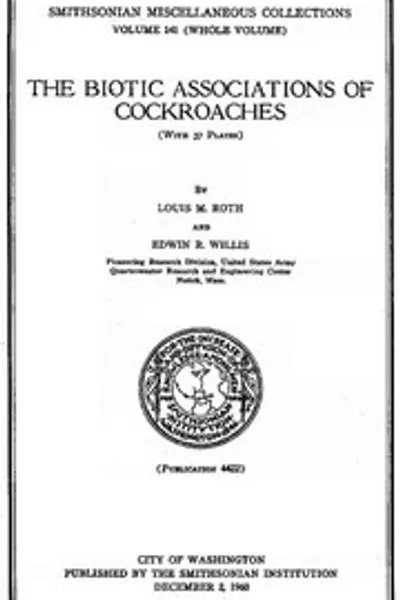 Обложка книги "Биотические ассоциации тараканов"