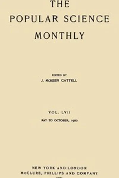 Обложка книги "Популярный научный ежемесячник, июль 1900: Том 57, май-октябрь 1900"