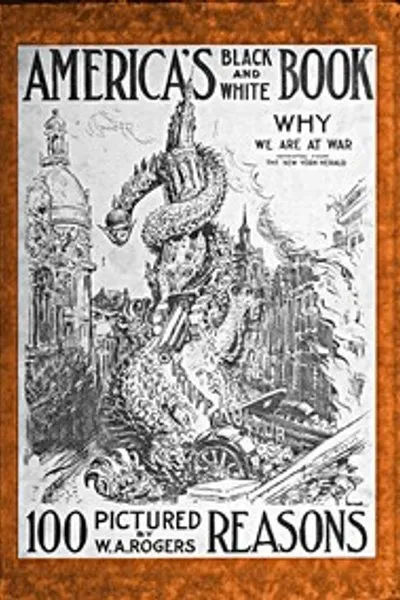 Обложка книги "Чёрная и белая книга Америки: Сто иллюстрированных причин, почему мы воюем"