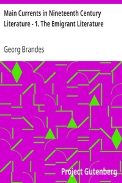 Обложка книги "Основные течения в литературе XIX века - 1. Эмигрантская литература"