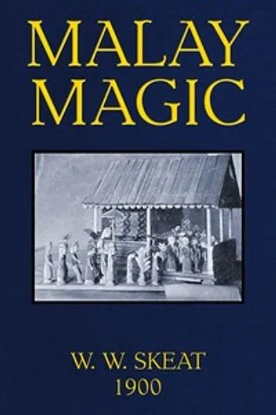 Обложка книги "Малайская магия: Введение в фольклор и народную религию Малайского полуострова"