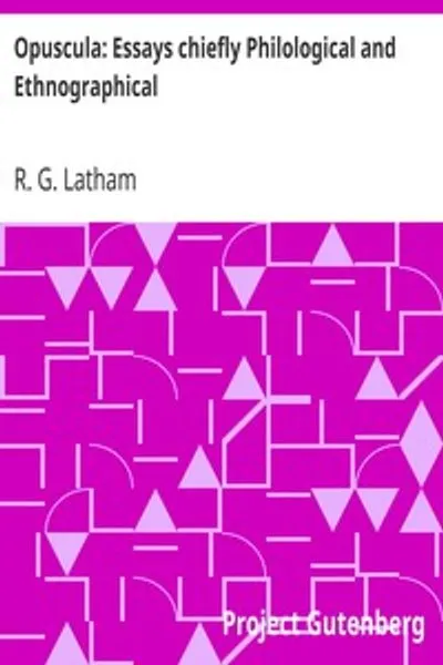 Обложка книги "Опус-кула: Эссе преимущественно филологические и этнографические"
