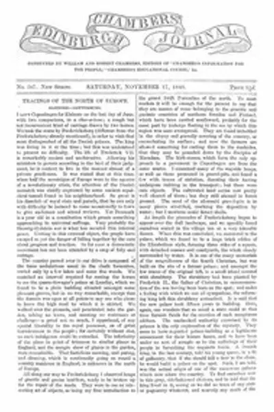 Обложка книги "Чамберс Эдинбургский журнал, № 307: Новая серия, суббота, 17 ноября 1849 года"