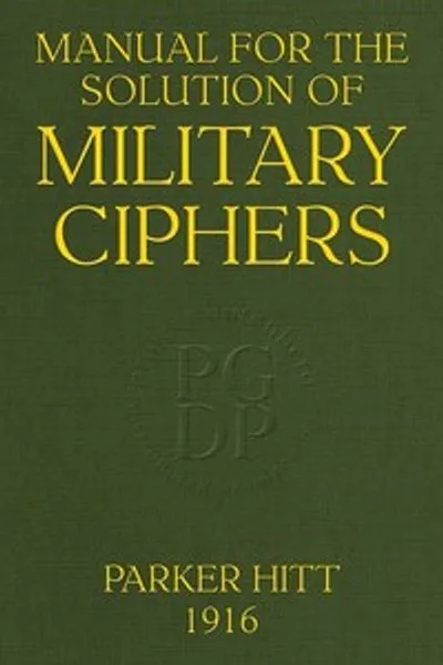 Обложка книги "Руководство по решению военных шифров"