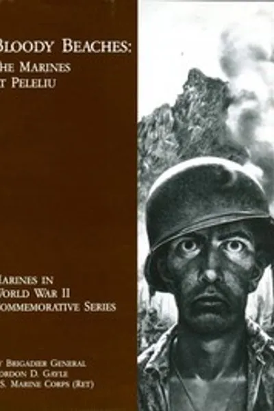 Обложка книги "Кровавые пляжи: Морпехи на Пелелиу"