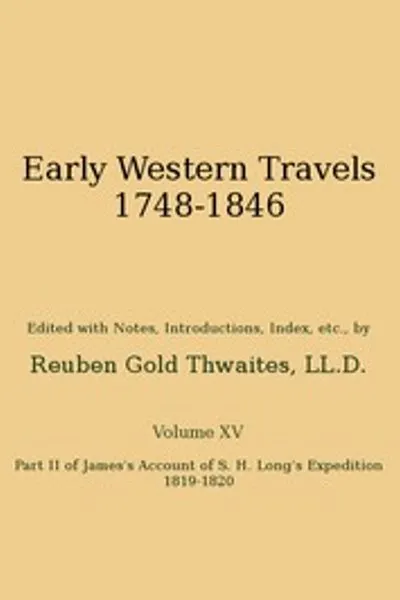 Обложка книги "Отчёт Джеймса об экспедиции С. Х. Лонга, 1819-1820, часть 2"