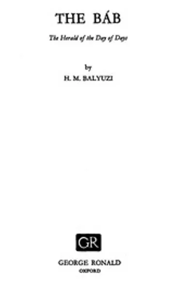 Обложка книги "Баб: Предвестник Дня Дней"
