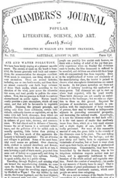 Обложка книги "Журнал Чемберса популярной литературы, науки и искусства, № 712: 18 августа 1877 года"