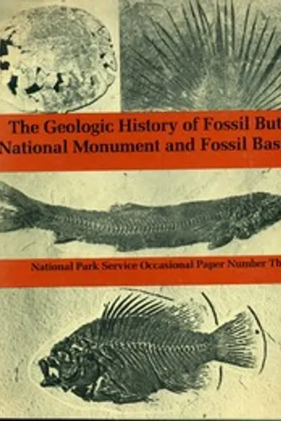 Обложка книги "Геологическая история Мемориального национального парка Фоссил Бьютт и Фоссил Бейсин"