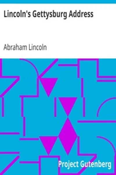 Обложка книги "Геттисбергская речь Линкольна"