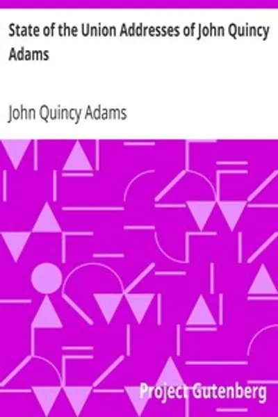 Обложка книги "Обращения к Конгрессу Джона Куинси Адамса"