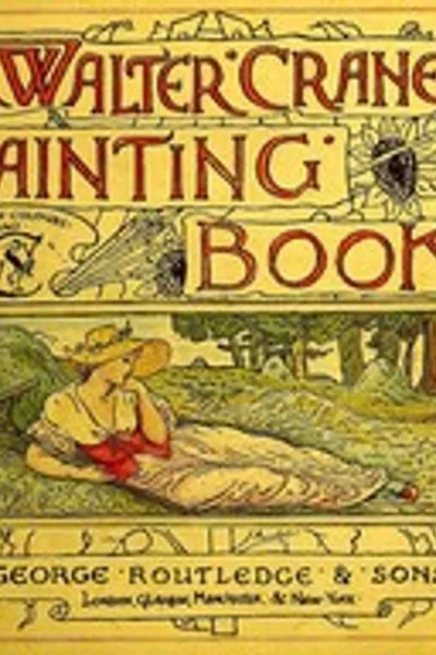 Обложка книги "Альбом для рисования Уолтера Крейна: Содержит двенадцать цветных и двенадцать контурных полностраничных иллюстраций"