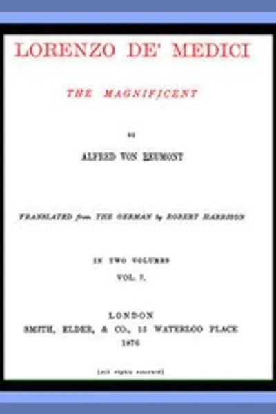 Обложка книги "Лоренцо де' Медичи, Великолепный (том 1 из 2)"