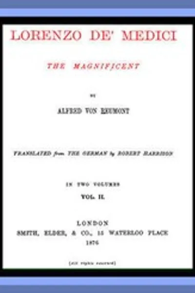 Обложка книги "Лоренцо де' Медичи Великолепный (том 2 из 2)"