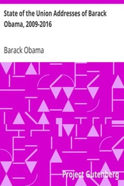 Обложка книги "Обращения к Конгрессу США Барака Обамы, 2009-2016"