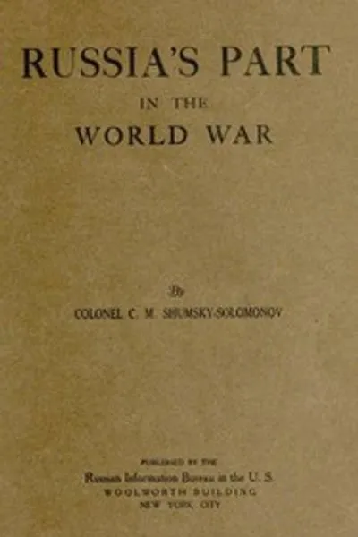 Обложка книги "Россия в мировой войне"