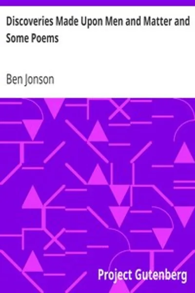 Обложка книги "Открытия о людях и вещах и некоторые стихотворения"