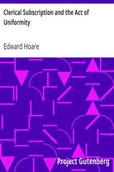 Обложка книги "Духовная присяга и Акт о единообразии"