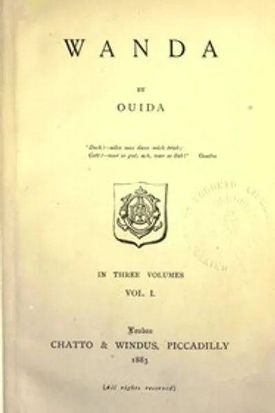 Обложка книги "Ванда. Том 1 из 3"