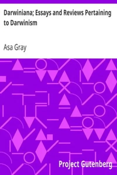 Обложка книги "Дарвиниана. Эссе и рецензии по дарвинизму"