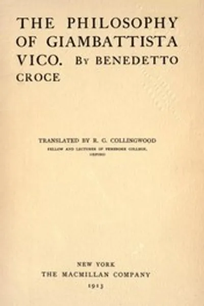 Обложка книги "Философия Джамбаттисты Вико"