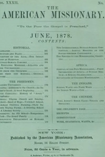 Обложка книги "Американский миссионер — Том 32, № 06, июнь 1878"