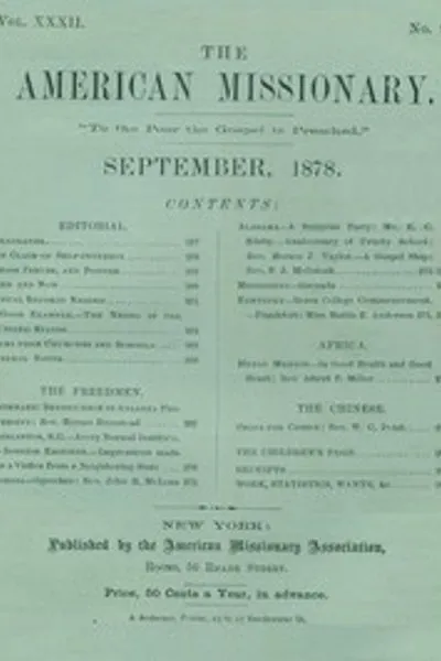 Обложка книги "Американский миссионер — Том 32, № 09, сентябрь 1878"