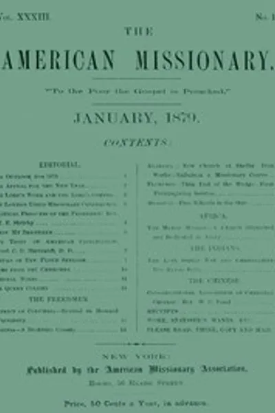 Обложка книги "Американский миссионер — Том 33, № 01, январь 1879"