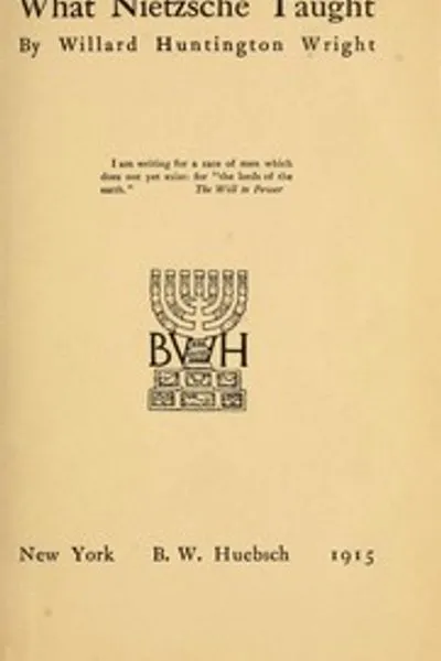 Обложка книги "Что учил Ницше"