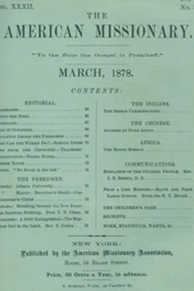 Обложка книги "Американский миссионер — Том 32, № 03, март 1878"